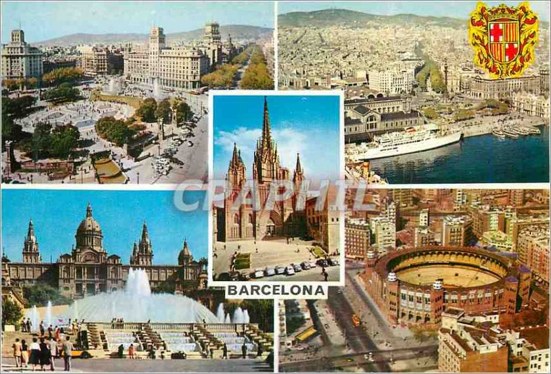 Postcard Modern Barcelona