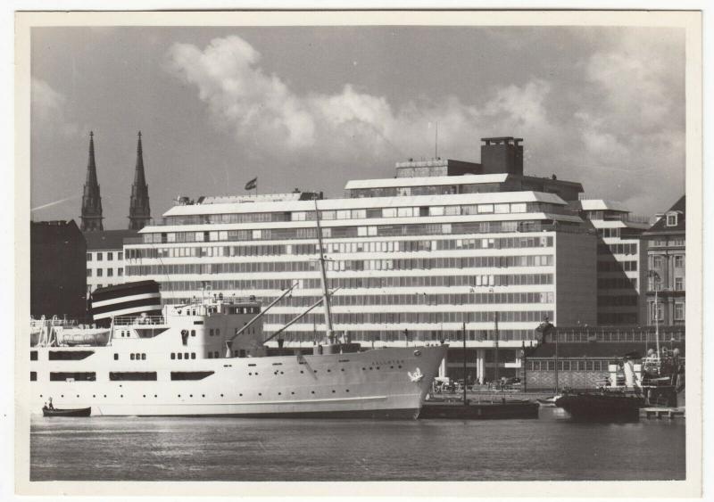 Finland; Helsinki, Palace Hotel RP PPC Unposted, c 1950's Note MV Aalotar