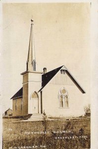 c'08, RPPC, Real Photo, M.E.Methodist Church,  Greenleaf, KS, Old Post Card