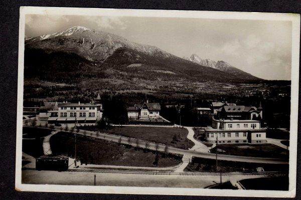 Czechoslovakia Vysoke Tatry Novy Smokovec Postcard Real Photo RP Ceskoslovensko