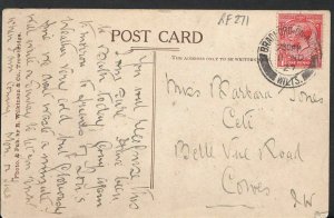 Genealogy Postcard - Jones - Ceti, Belle Vue Road, Cowes, Isle of Wight  RF271