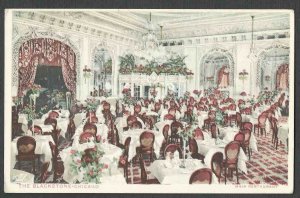 Ca 1924 PPC * CHICAGO IL THE BLACKSTONE HOTEL MAIN RESTAURANT MINT