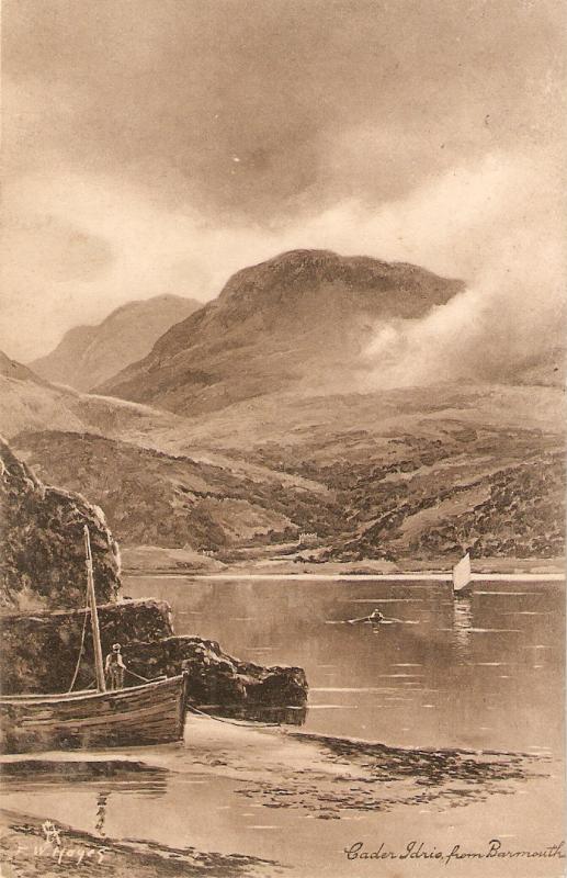 F.W.Hayes. Cader Idris from Barmouth Tuck Art Ser. PC # 996