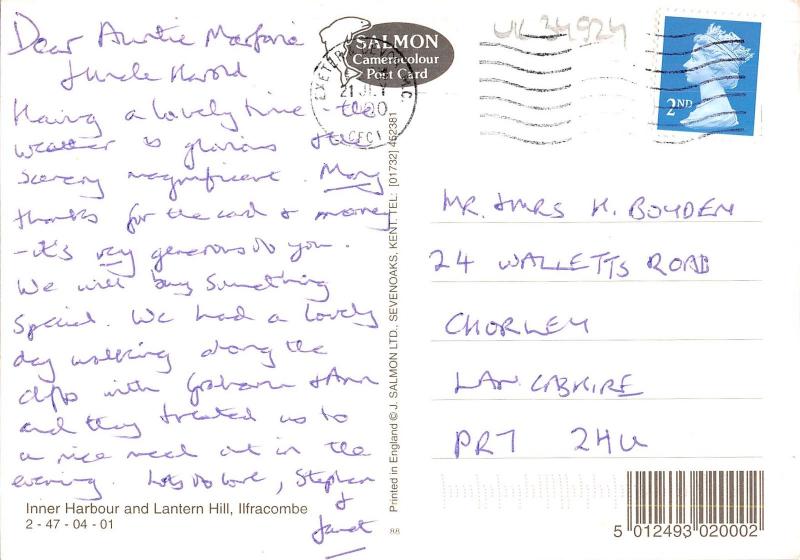 uk34924 ilfracombe devon  uk