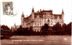 Romania Bucuresti Bucharest Ministry of Foreign Affairs Vintage RPPC C068