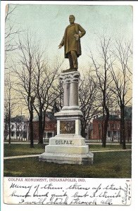 Indianapolis, IN - Colfax Monument - 1908