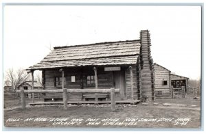 1940 Hill McNeil Store And Post Office New Salem State Park RPPC Photo Postcard