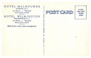 North Carolina  Durham  , Hotel Malbourne