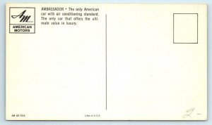 Automobile Advertising 1968 AMERICAN MOTORS AMBASSADOR Wagon, Sedan Postcard