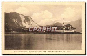 Postcard Old Italy Lago Maggiore Isola Superiore Pescatori detta e Baveno