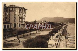 Old Postcard Hendaye (Basque coast) The Boulevard de la Plage