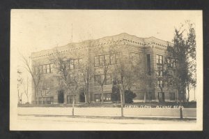 RPPC ALLIANCE NEBRASKA CENTRAL SCHOOL BUILDING VINTAGE REAL PHOTO POSTCARD