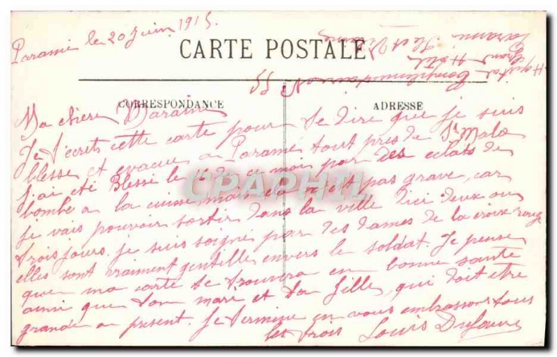 Old Postcard Parame La Digue