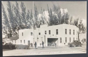 Mint USA real Picture Postcard Town Hall Belle glade Florida