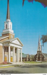 WALTERBORO , South Carolina, 1950-60s ; 1st Baptist & 1st Methodist Churches