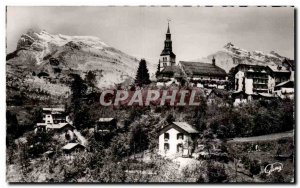 Modern Postcard St Gervais les Bains The church and needles Warrens