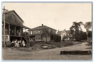 1910 Spearhead Tobacco Allegany County Centerville NY RPPC Photo Posted Postcard 