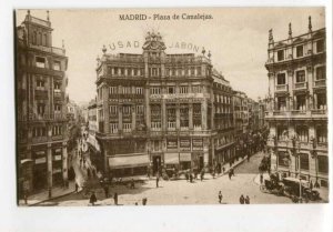 299747 SPAIN MADRID Plaza de Canalejas Vintage postcard