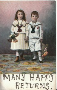 Children Postcard - Many Happy Returns - TZ5715