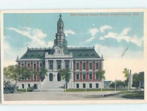 W-Border COURTHOUSE SCENE Grand Island Nebraska NE d2975