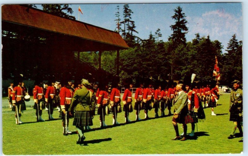 VANCOUVER, B.C. Canada   Scottish Highland CALEDONIAN GAMES Kilts   Postcard