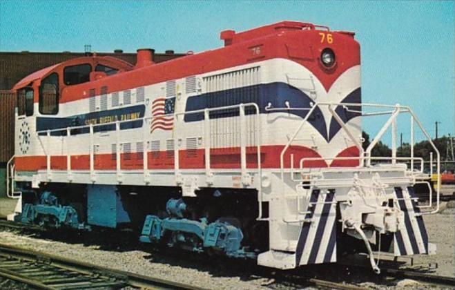 Trains South Buffalo Alco S2 Locomotive #76 In South Buffalo 12 August 1975