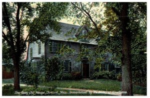 The Gray Old House Concord Massachusetts Postcard