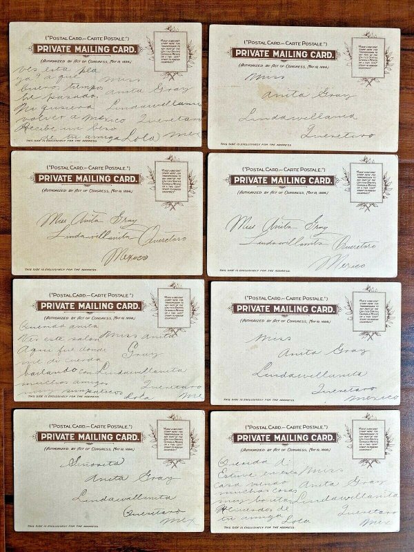 8 Postcards Louisiana Purchase Exposition St. Louis Worlds Fair Missouri~133779