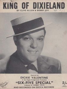 King Of Dixieland Dickie Valentine 1950s Sheet Music