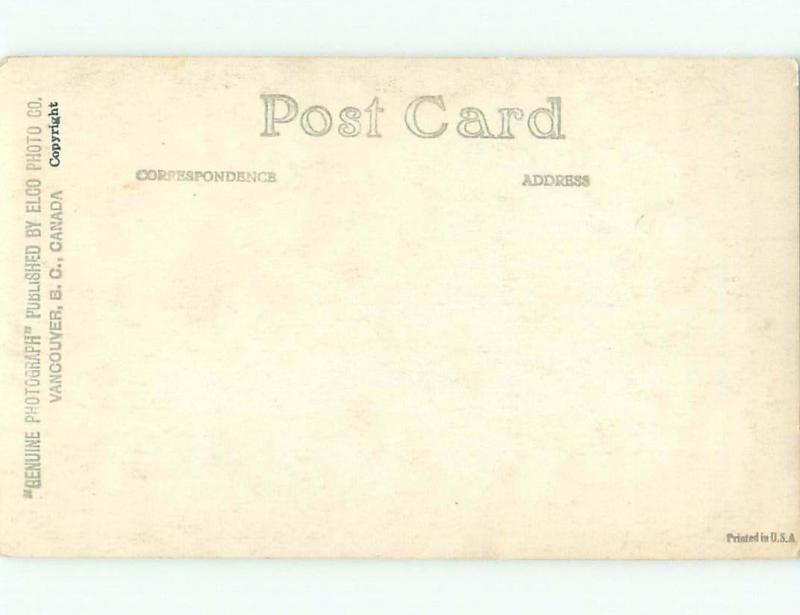 old rppc NICE VIEW Capilano - North Vancouver British Columbia BC W0893