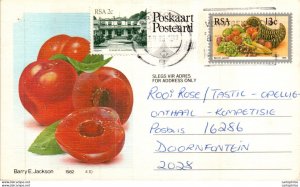 RSA South Africa Postal Stationery to Doornfontein