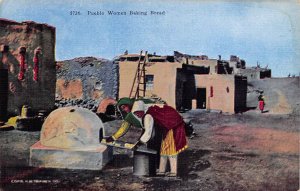 Pueblo Women Baking Bread Unused 