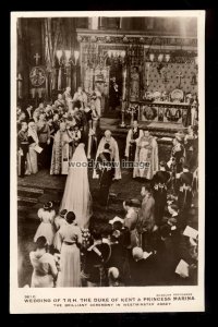 r4434 - Prince George & Princess Marina on their Wedding Day - postcard