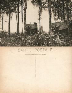 WWI TANKS FRENCH REAL PHOTO POSTCARD ANTIQUE RPPC