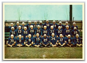 Football Team Boys Town Nebraska ©1956 Postcard Continental View Card