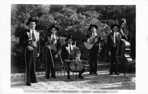 Real Photo Postcard Spanish Troubadors Santa Catalina Island California~119005