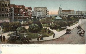 San Antonio TX Alamo Plaza TUCK c1910 Postcard EXC COND