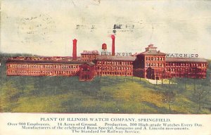 Plant of Illinois Watch Company Springfield, Ohio USA