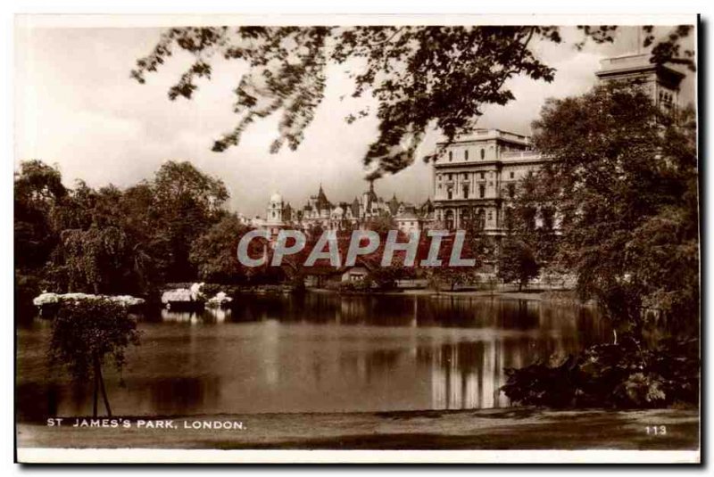 Great Britain London london Old Postcard St James Park & ​​# 39s