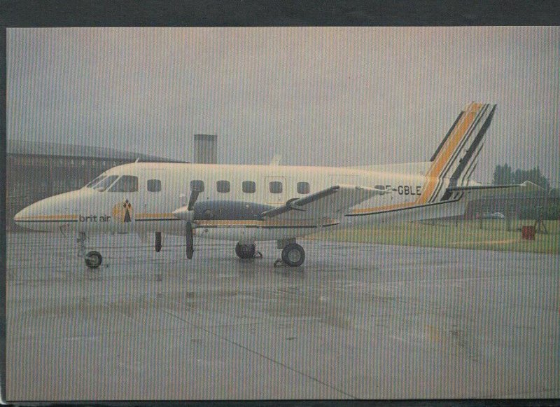 Aviation Postcard - Britt Air Embraer EMB-110P2 Bandeirante Aeroplane T3530 