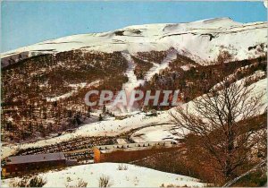 Postcard Modern Super Bass Station The Summer Winter and snow fields