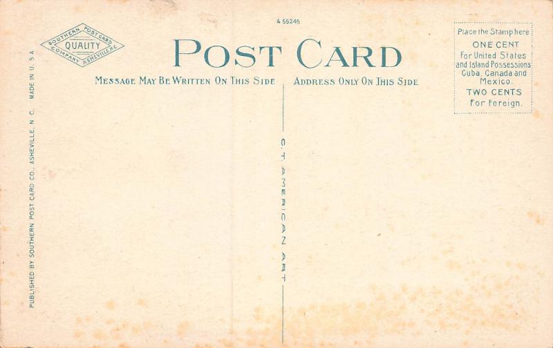 Lutheran Survey Building, Columbia, South Carolina, Early Postcard, Unused
