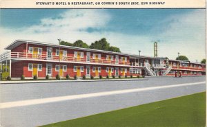 Stewart's motel and restaurant Corbin's South Side Corbin Kentucky  