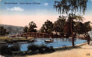 Eaux douces d'Europe Constantinople Turkey Unused 