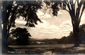 RPPC Tanglewood Vista Berkshires Lenox MA Vintage Postcard I45