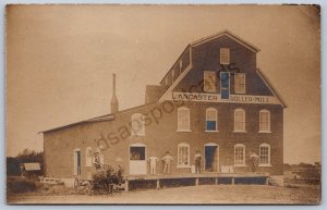 K45/ Lancaster Missouri RPPC Postcard c1910 Lancaster Roller Mill 207