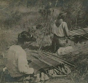 Philippines Native Weaving RPPC Postcard