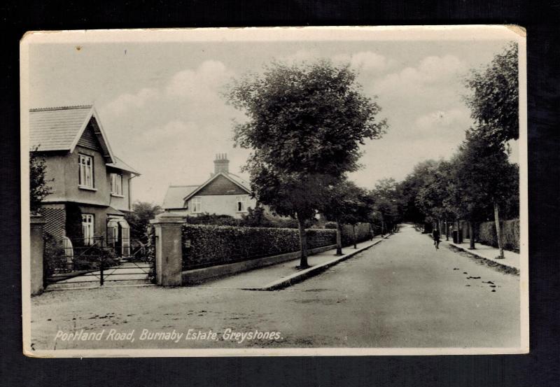 Mint Real Picture Postcard Ireland County Wicklow Portland Road Greystones RPPC