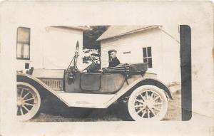 F22/ Early Automobile Real Photo RPPC c1910 People Postcard 3