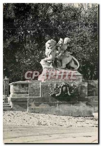 Postcard Modern Montpellier Peyrou Entree of The Lion and the child